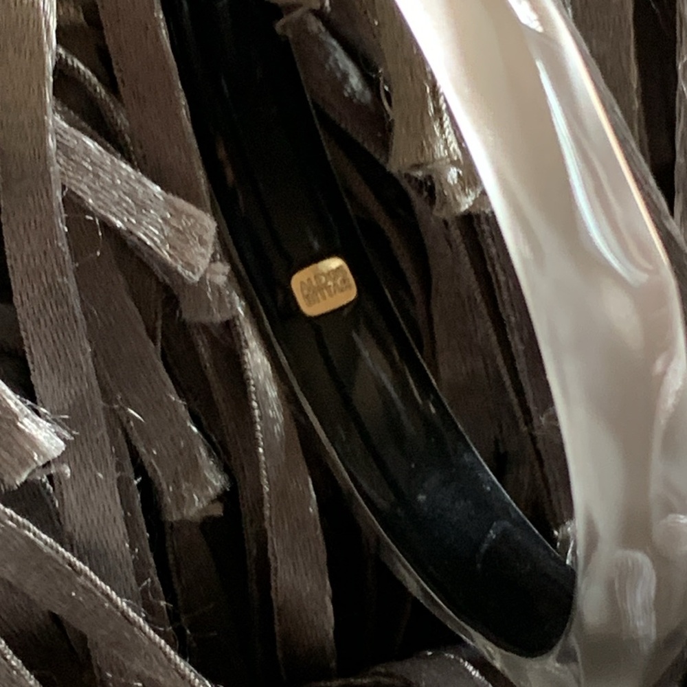 Alexis Bittar faceted silver frosted bangle bracelet. - Picture 2 of 2